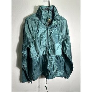 Vintage Eddie Bauer Mens size small Metallic Sac Jac Windbreaker Jacket